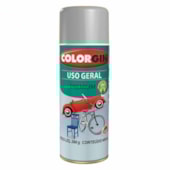 Tinta Spray Uso Geral Cinza Placa 400ml Colorgin Tinta Spray Uso Geral Cinza Placa 400ml Colorgin