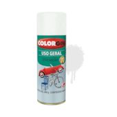 Tinta Spray Uso Geral Fosco Branco Intenso 400ml Colorgin