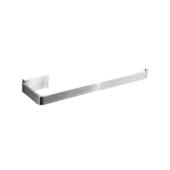 Toalheiro Barra 26cm Cromado em Aço Inox Casa OK