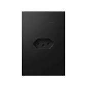 Tomada 1 Seção 2P+T 10A Preto Fosco 35 Simon