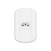 Tomada Blanc Mais 1 Seção 2P+T 10A Fame