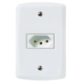 Tomada Lux2 2PT 20A Tramontina Tomada Lux2 2PT 20A Tramontina