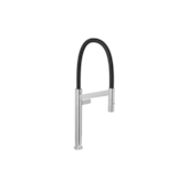 Toneira de Mesa para Cozinha Bica Alta Colore Cromado e Preto Deca