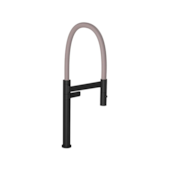 Torneira Cozinha de Mesa Bica Alta Colore Cromado/Preto 1189.BL.MT.FD Deca