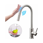 Torneira Cozinha Gourmet Touch Sensível Ao Toque Escovada Stillus Home