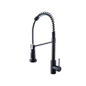 Torneira Cozinha Monocomando Flexível de Mesa 1/4 de Volta Black FMLT1753B Casa OK