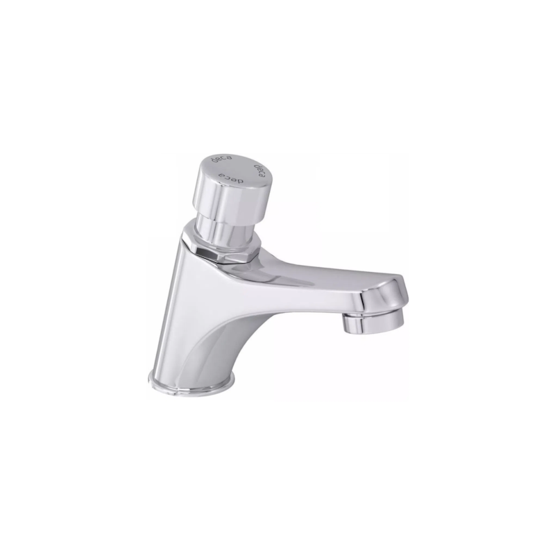 Torneira de Mesa com Fechamento Automático para Lavatório Decamatic Eco Cromado 1173.C Deca