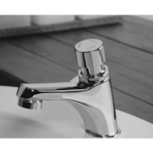 Torneira de Mesa com Fechamento Automático para Lavatório Decamatic Eco Cromado 1173.C Deca