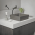 Torneira de Mesa para Lavatório Bica Alta Basic Preto Celilte