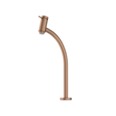 Torneira de Mesa para Lavatório Bica Alta Basic Rose Gold Celite