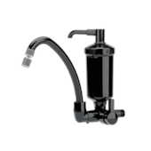 Torneira de Parede com Filtro Bica Móvel Preto Hidrofiltros Torneira de Parede com Filtro Bica Móvel Preto Hidrofiltros