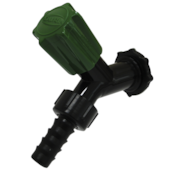 Torneira Jardim Preta/Verde 3/4 Durin  Torneira Jardim Preta/Verde 3/4 Durin