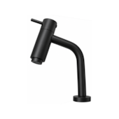 Torneira Lavatório de Mesa Bica Baixa 1/4 de Volta Black FMLT1752B Casa OK