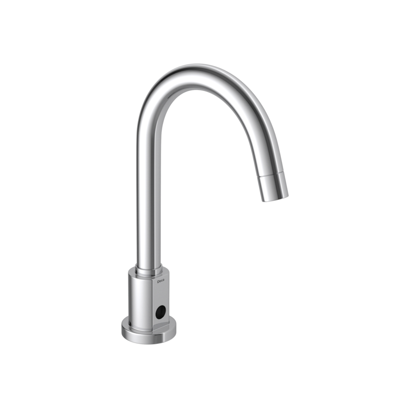 Torneira Lavatório de Mesa com Sensor Bivolt e a Bateria Decalux Cromado 1188.C.ONOF Deca