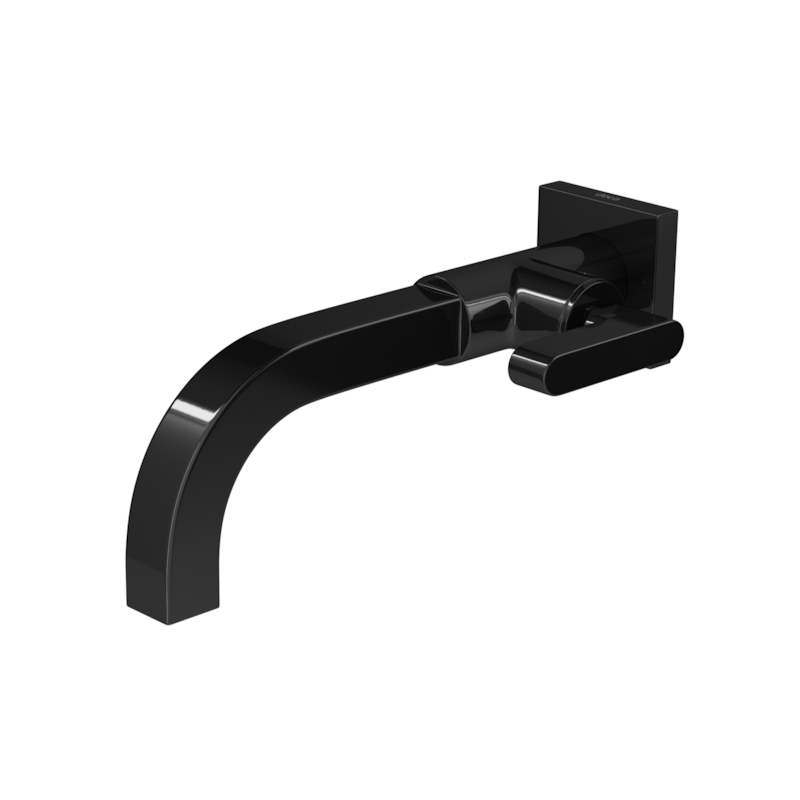 Torneira Lavatório de Parede Soul Black Noir 1178.BL38.NO Deca