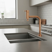 Torneira Misturador Monocomando Cozinha de Mesa Link Red Gold 2256.GL.LNK.RD Deca