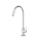 Torneira para Cozinha de Mesa Bica Alta Giratória Urban Qualiz