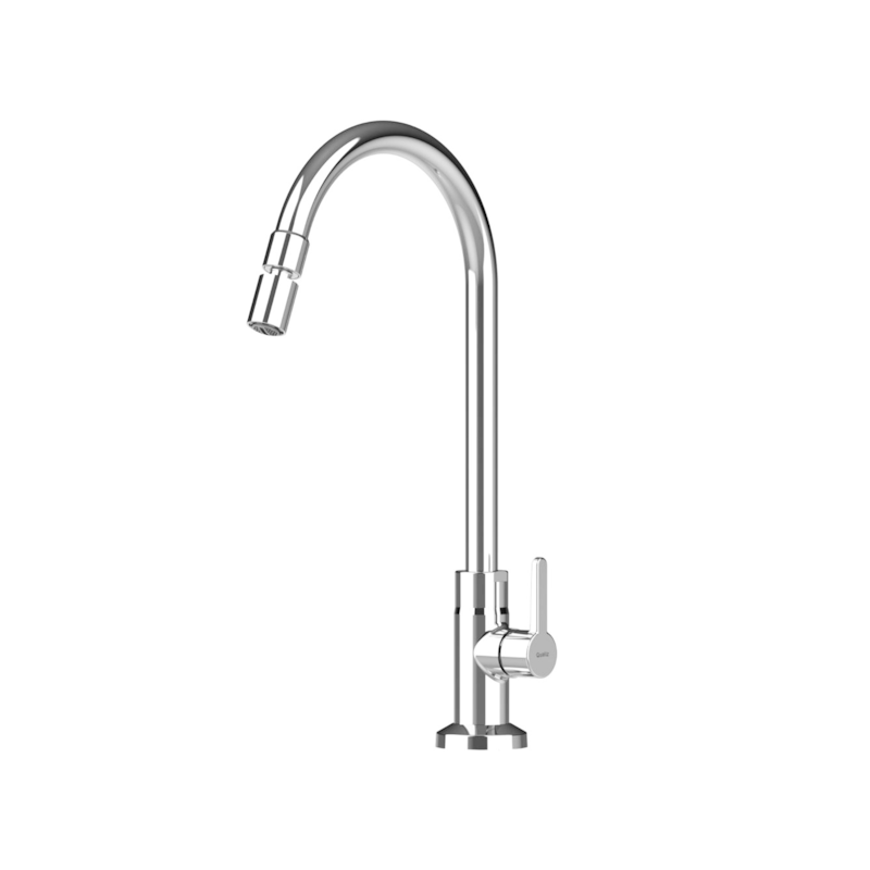 Torneira para Cozinha de Mesa Bica Alta Giratória Urban Qualiz