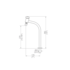 Torneira para Cozinha de Mesa Bica Alta Ice 1166 PF82 Perflex