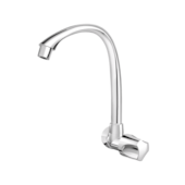 Torneira Plástica Orbe para Cozinha de Parede Bica Alta Cromado Tigre