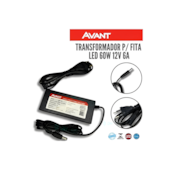 Transformador para Fita LED 6A 12VDC Avant