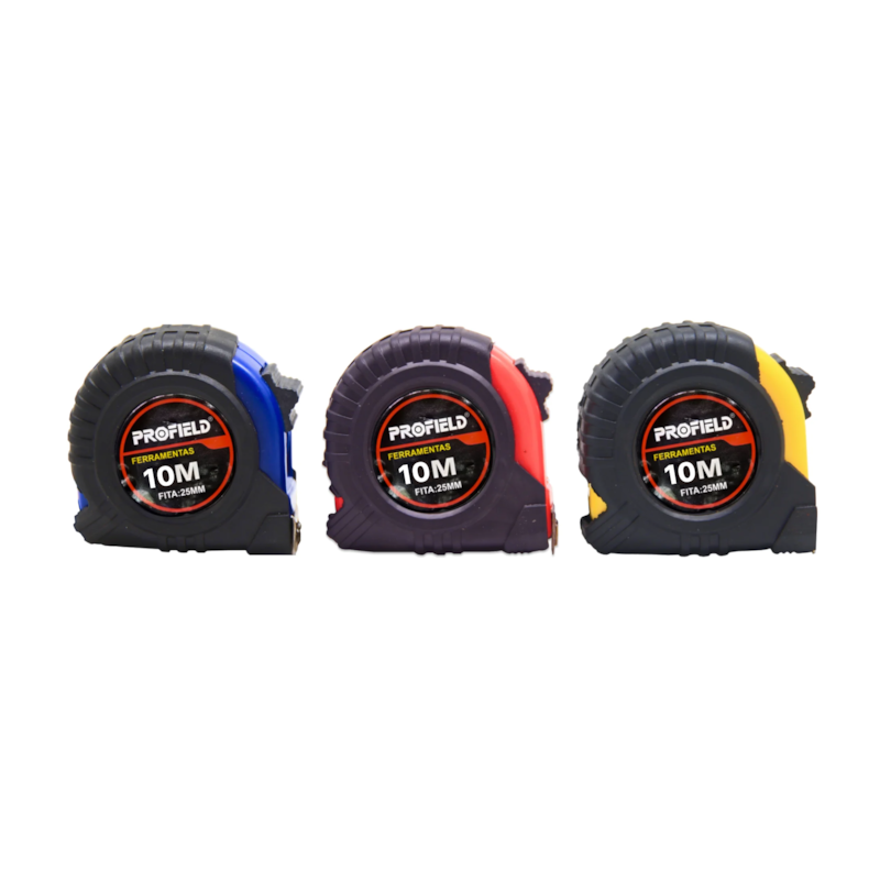 Trena Emborrachada 10mx25mm Profield (Cores Sortidas)