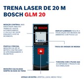 Trena Laser 20 Metros GLM20 Bosch