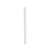 Trilho Duplo Branco 100cm para Suporte de Prateleira Prat-K