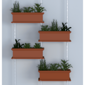 Trilho Fix Rasgo Simples 200cm P/50 Branco DiCarlo