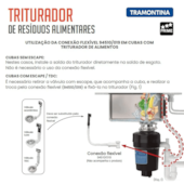 Triturador Resíduos Alimentares Tramontina