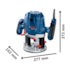 Tupia de Coluna GOF 130 1300W 220V Bosch