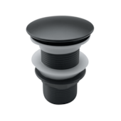 Válvula Click 1 /14 Inox-Tampa Preta Flvx Hidro