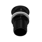 Válvula com Tampa para Tanque e Lavatório Preto VT7 Astra