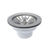 Válvula para Cozinha Americana em Aço Inox 3.1/2" Cromado Qualiz