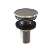 Válvula para Lavatório de Inox 7/8" Click Cromado Qualiz