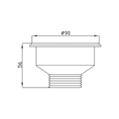 Válvula para Pia Inox 3.1/2" Bali Ghel Plus 