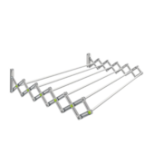 Varal Sanfonado 1 Metro Roma Aluminio Secalux