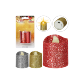 Vela Artificial com Gliter Zein