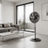 Ventilador de Coluna Turbo 6 Pás 50cm 135W 220V Preto Ventisol