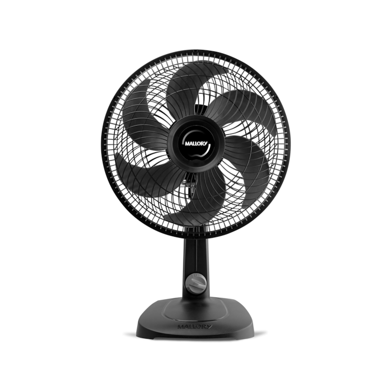 Ventilador de Mesa Turbo Compact 30cm Preto Mallory