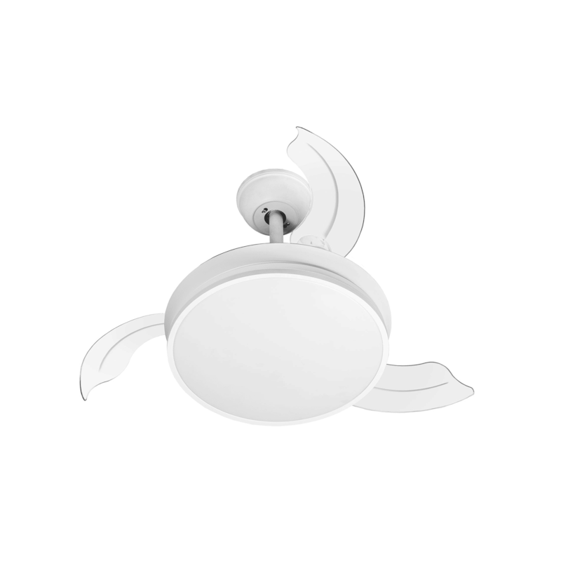 Ventilador de Teto 3 Pás Retrátil Branca Ventidelta 
