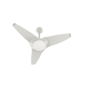 Ventilador de Teto Flow Branco com Led e Controle Remoto 220V Ventisol