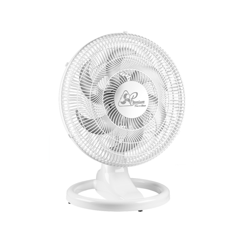 Ventilador Oscilante de Mesa 50cm Branco Grade Plástica Ventura Venti-Delta