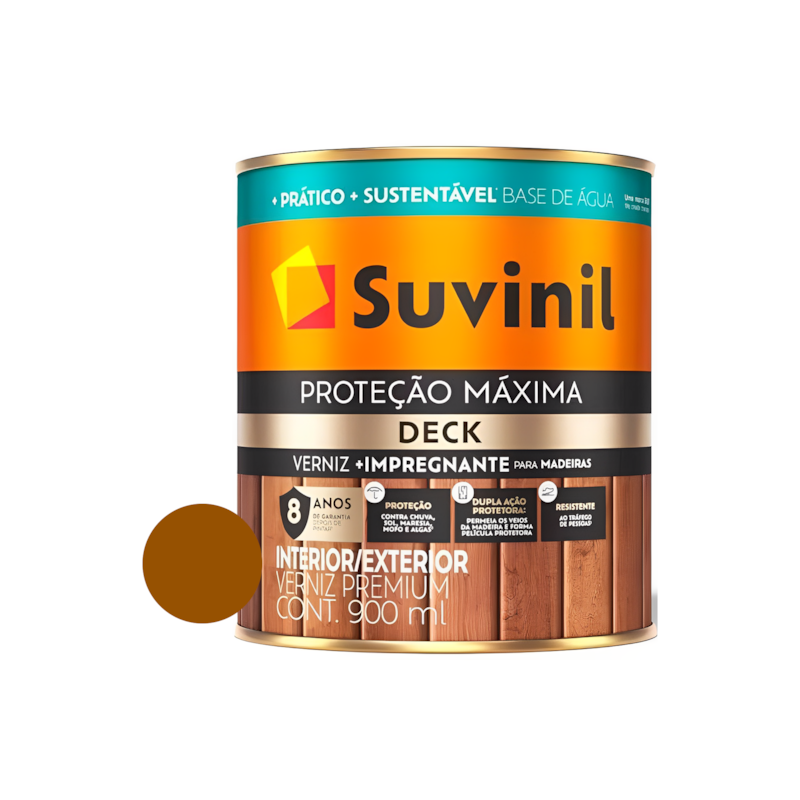 Verniz Proteção Máxima Deck Acetinado Natural 900ML Suvinil