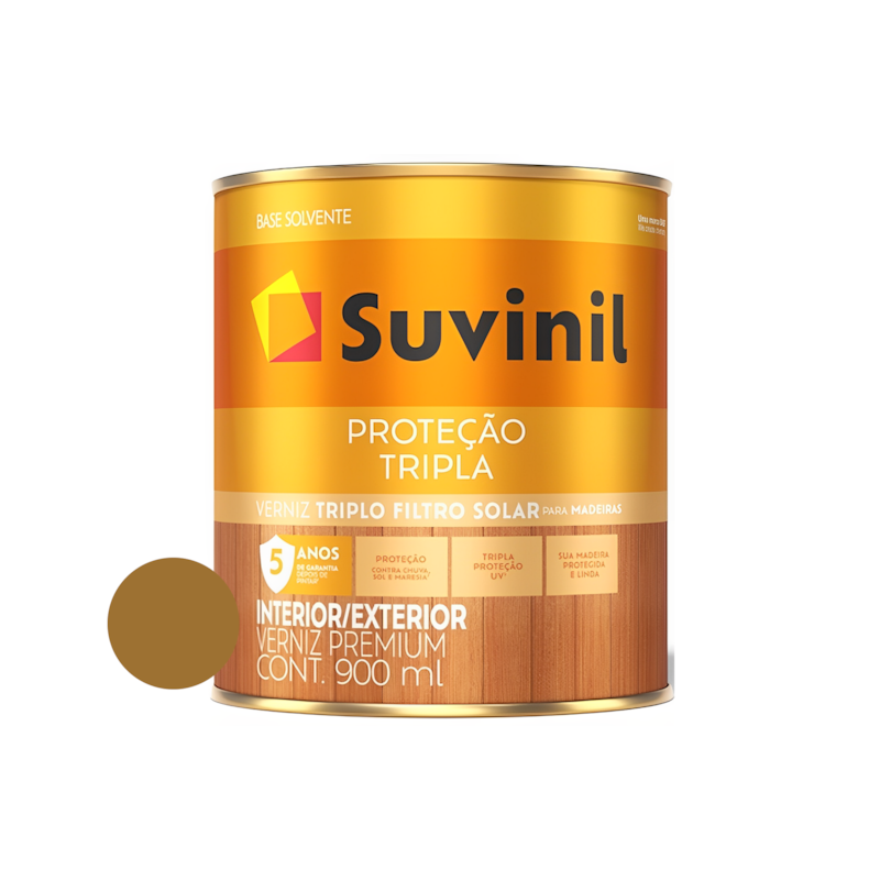 Verniz Proteção Tripla Brilhante Canela 900ml Suvinil