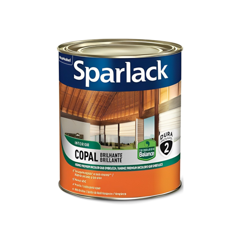 Verniz Sparlack Copal Balance Brilhante 900ml Coral