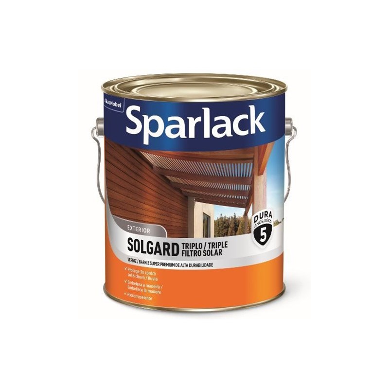 Verniz Sparlack Solgard Acetinado Natural 900ML