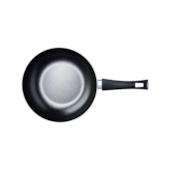 Wok 28cm Massala com Tampa 3,55L Preto Brinox