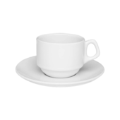 Xícara com Pires Café 75ml Oxford (Cores Sortidas)