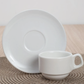 Xícara com Pires Café 75ml Oxford (Cores Sortidas)